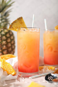 Menu mocktail pineapple